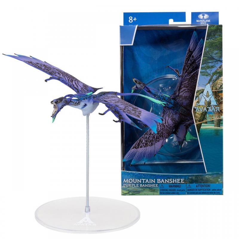 McFarlane Toys Mountain Banshee-Purple Banshee (Avatar: The Way of Water) World of Pandora Figure