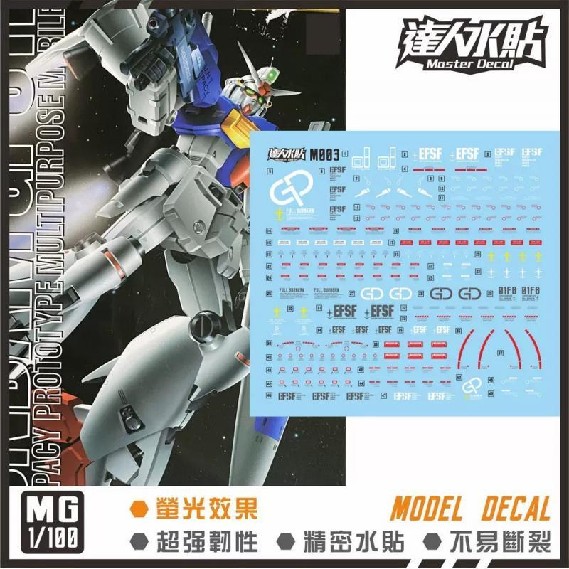 [Da Lin] Water Decal MG 1/100 GP01FB Full Burnern Gundam