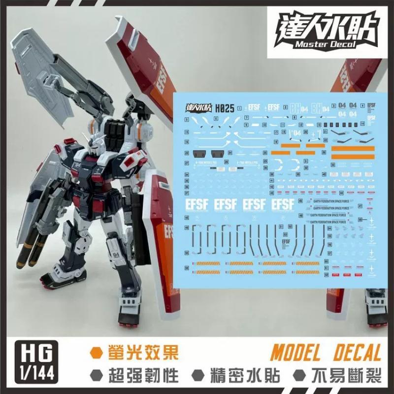 [Da Lin] Water Decal HG 1/144 Thunderbolt Ver. FA78 FA Gundam