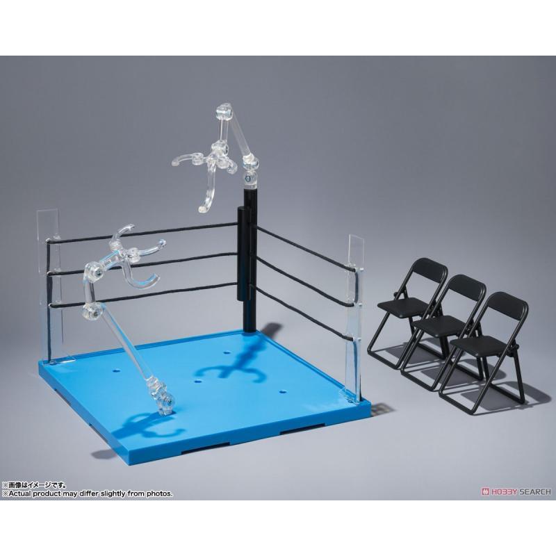 Soul Stage Act Ring Corner (Neutral Corner) & Folding Chair Set for S.H.Figuarts