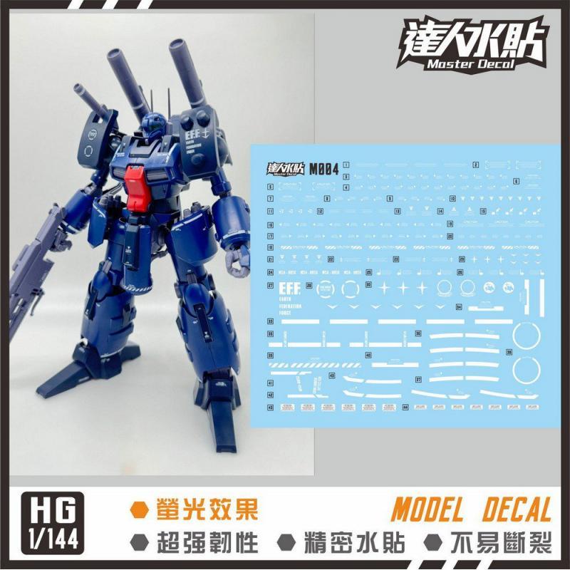 [Da Lin] Water Decal for RE / 100 Gundam Guncannon Detector