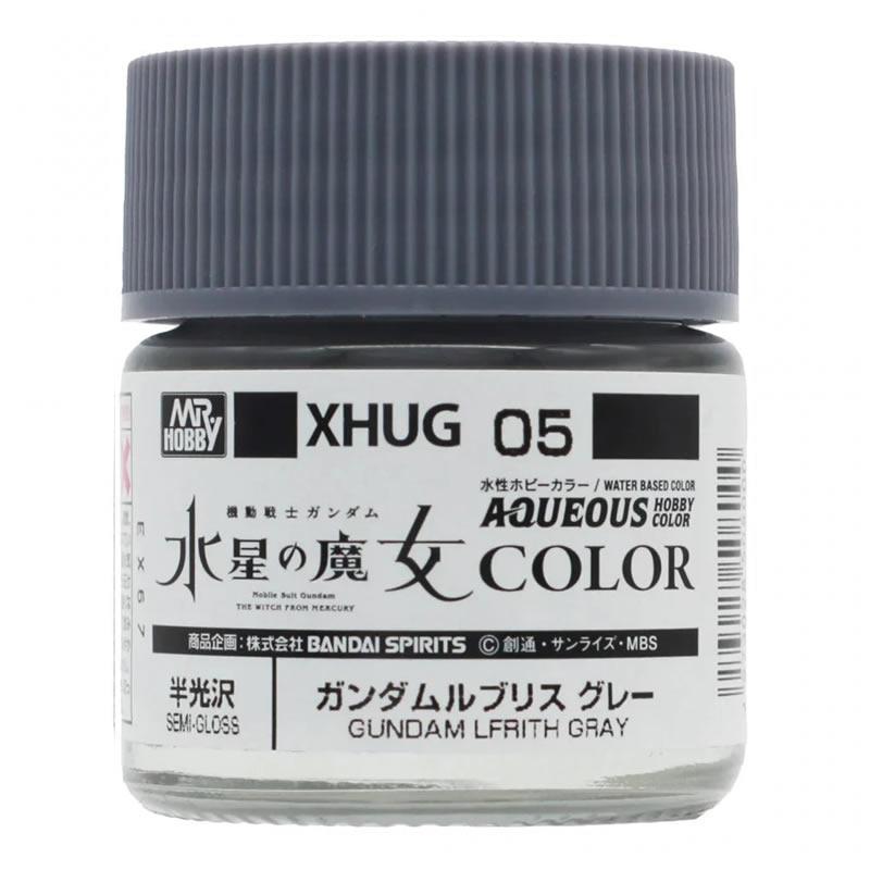 Mr Hobby Mr Aqueous Paint Hobby Color Gundam Witch from Mercury Series XHUG05 - Lfrith Gray