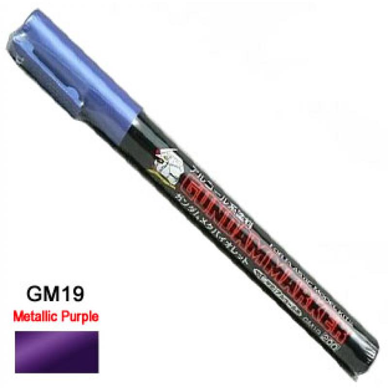 Gundam Marker Pen - Oil Based GM19 (Metallic Purple)