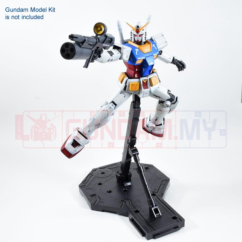 [Third Party] Action Base 1 for MG 1/100 and RG,HG 1/144 (Clear Blue)