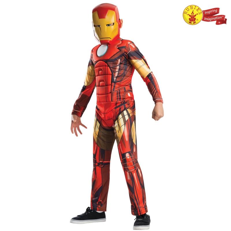 Rubies Kid Costume: Avengers Age Of Ultron H/S Iron Man - M Size ...