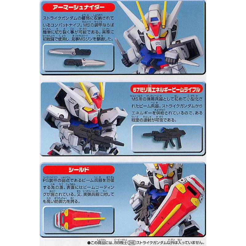 [246] SDBB Strike Gundam SD Plastic Model Kit