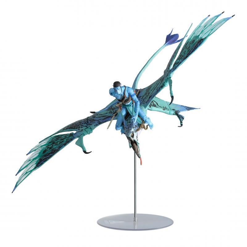 McFarlane Toys Jake Sully and Mega Banshee (Avatar: The Way of Water) Deluxe Set Mega Figure