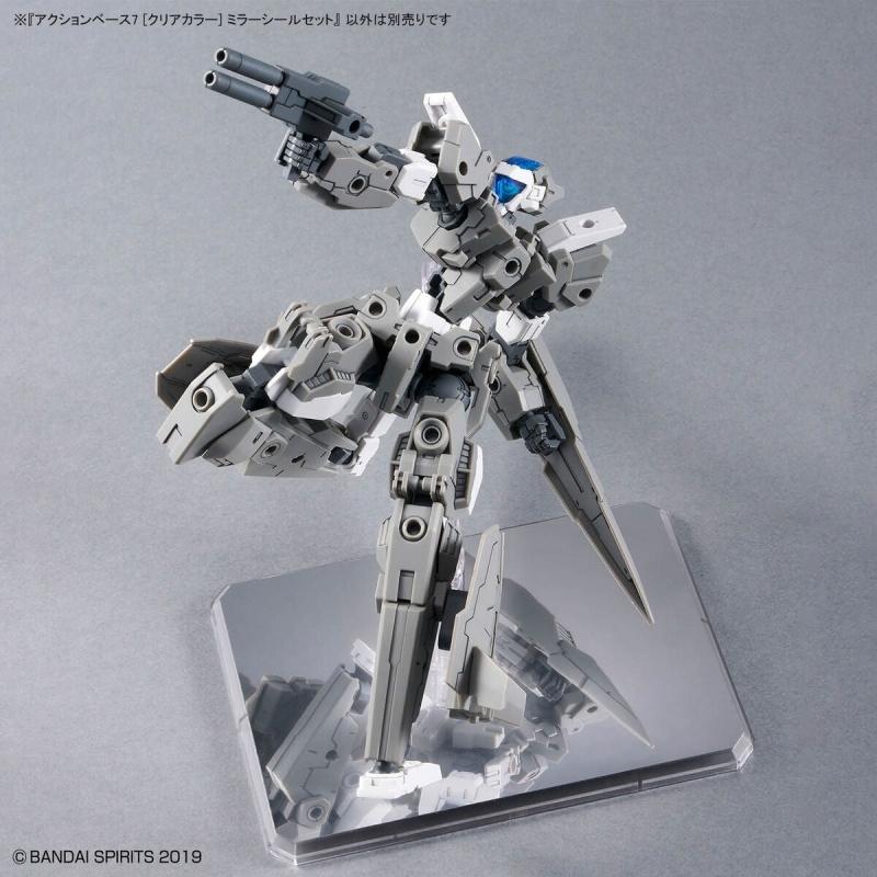 Bandai Action Base 7 [Clear Color] Mirror Sticker Set