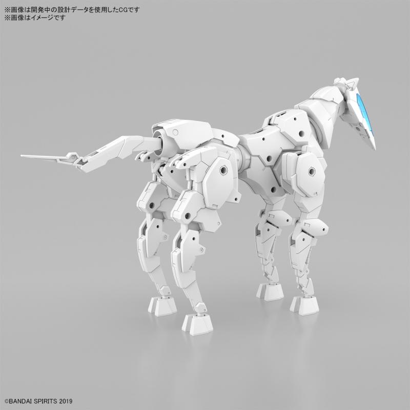 30MM 1/144 Extended Armament Vehicle (HORSE MECHA Ver.) [WHITE]