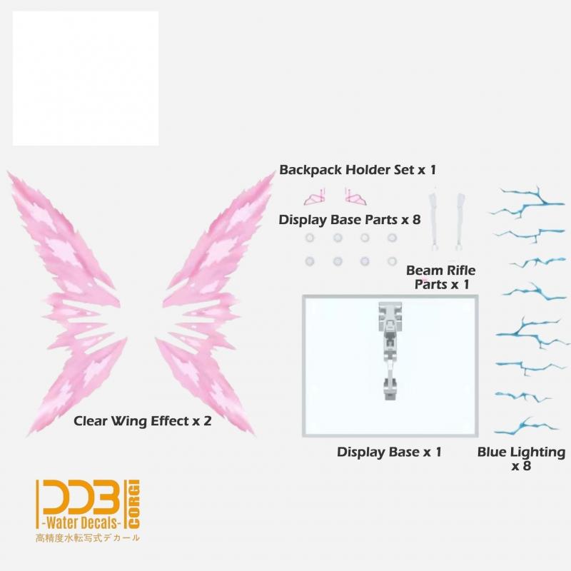 DDB Mighty Strike Freedom Wing of Light Expansion Special Effect with Display Base