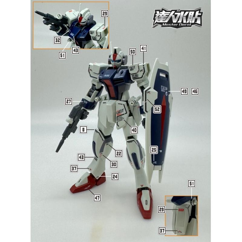 [Da Lin] Water Decal HG 1/144 Windam + Dagger L GAT-04 GAT-02L2 Kits