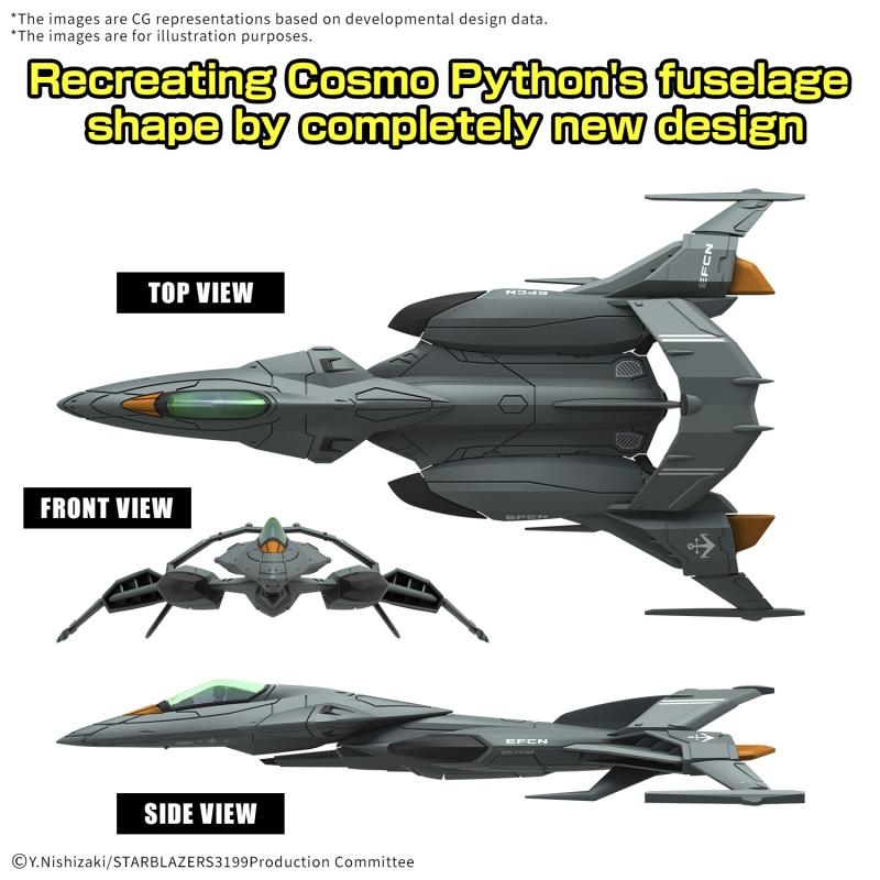 MECHA COLLE DX TYPE 5 EXPERIMENTAL SPACE HEAVY STRIKE FIGHTER COSMO  PYTHON [2 item set]　