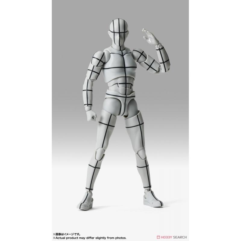 S.H.Figuarts Body-kun -Sport- Edition -Wire Frame- (Gray Color Ver.)