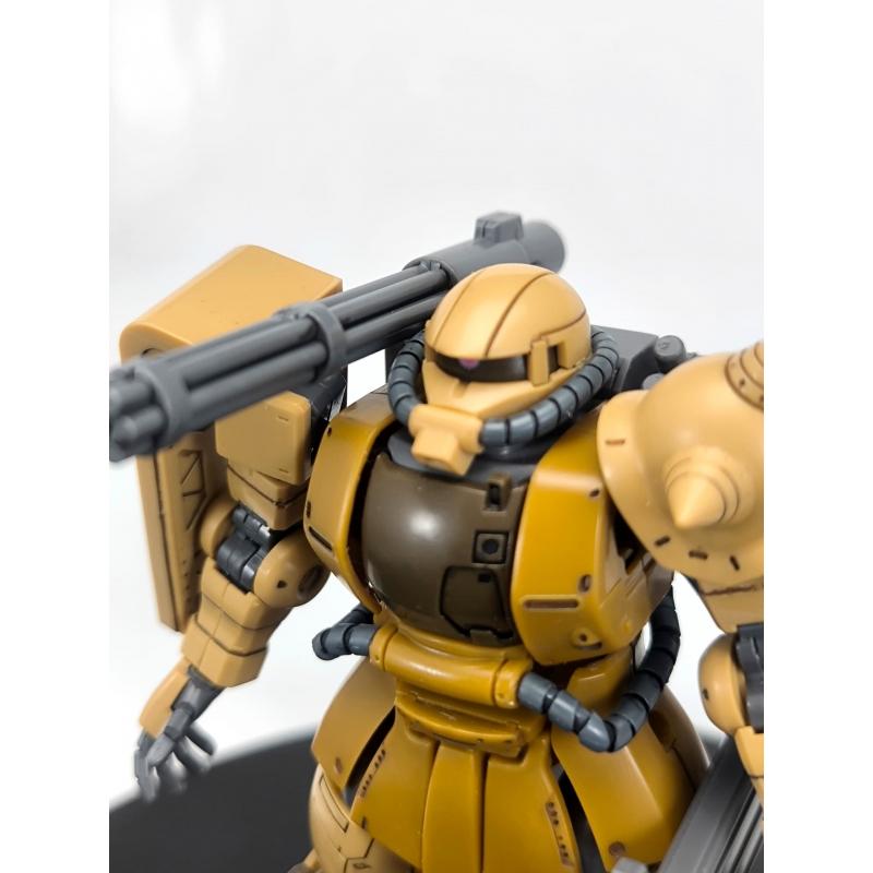 Siap Pasang Assembled HG 1/144 GTO Zaku Half Cannon with Paneling