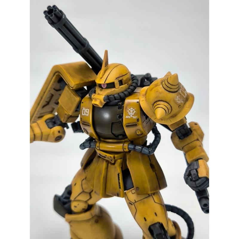 Siap Pasang Assembled HG 1/144 GTO Zaku Half Cannon with Paneling