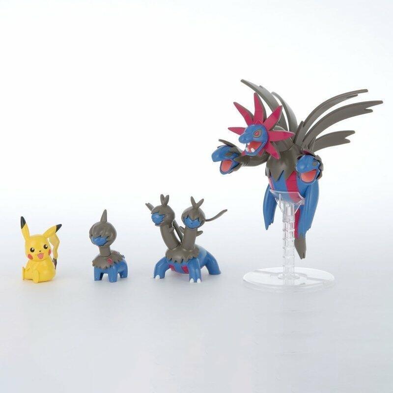 Bandai Pokemon Plamo Collection 22 Sazandora (Hydreigon) Evolution Set