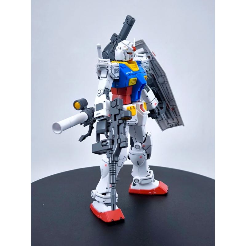 Siap Pasang Assembled HG 1/144 Gundam RX-78-2 GTO with Paneling and Water Decal