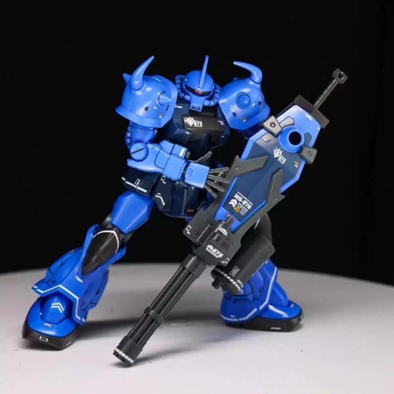 STAR B3 HG 1/144 Gouf Custom Blue Color Ver. with Water Decal (Non-Bandai)