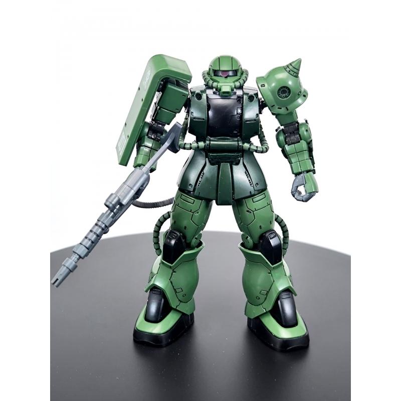 Siap Pasang Assembled HG 1/144 GTO Zaku II Type C-6/R6 with Paneling