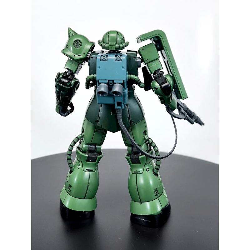 Siap Pasang Assembled HG 1/144 GTO Zaku II Type C-6/R6 with Paneling