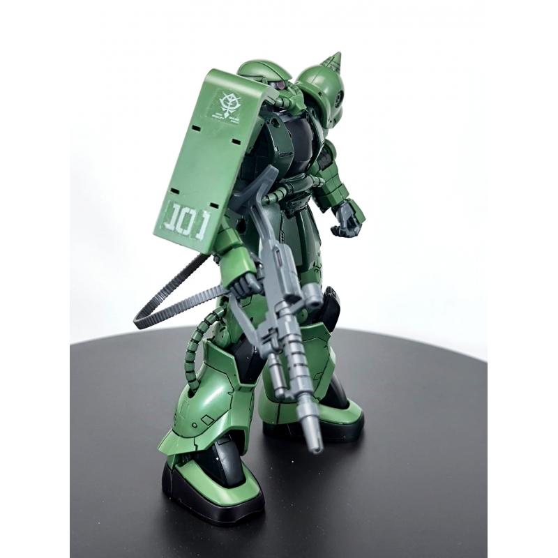 Siap Pasang Assembled HG 1/144 GTO Zaku II Type C-6/R6 with Paneling