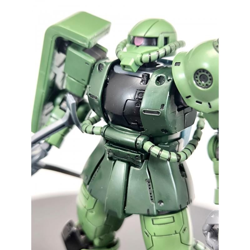 Siap Pasang Assembled HG 1/144 GTO Zaku II Type C-6/R6 with Paneling