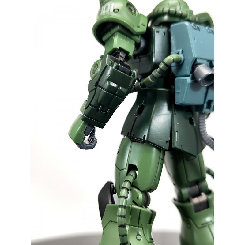 Siap Pasang Assembled HG 1/144 GTO Zaku II Type C-6/R6 with Paneling