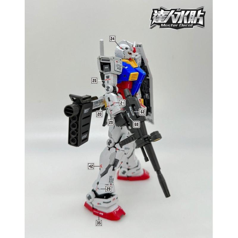 [Da Lin] Water Decal for RG 1/144 RX-78-2 Ver.2.0 Gundam