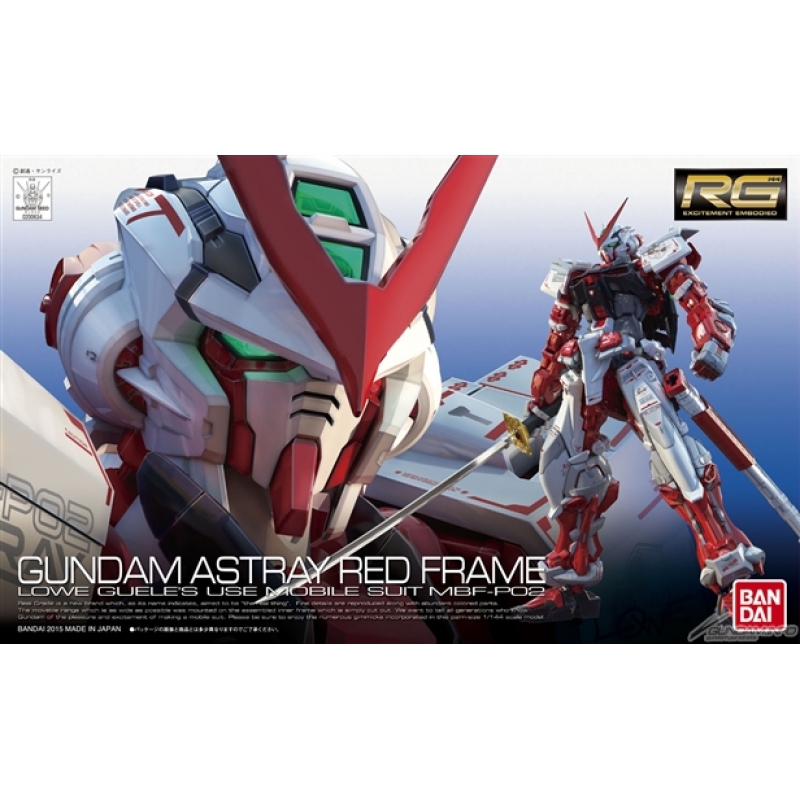 [019] RG 1/144 Gundam Astray Red Frame | Bandai gundam models kits ...