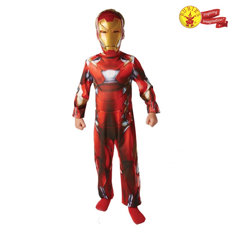 Rubies Kid Costume: Iron Man Classic Costume - M Size | Bandai gundam ...