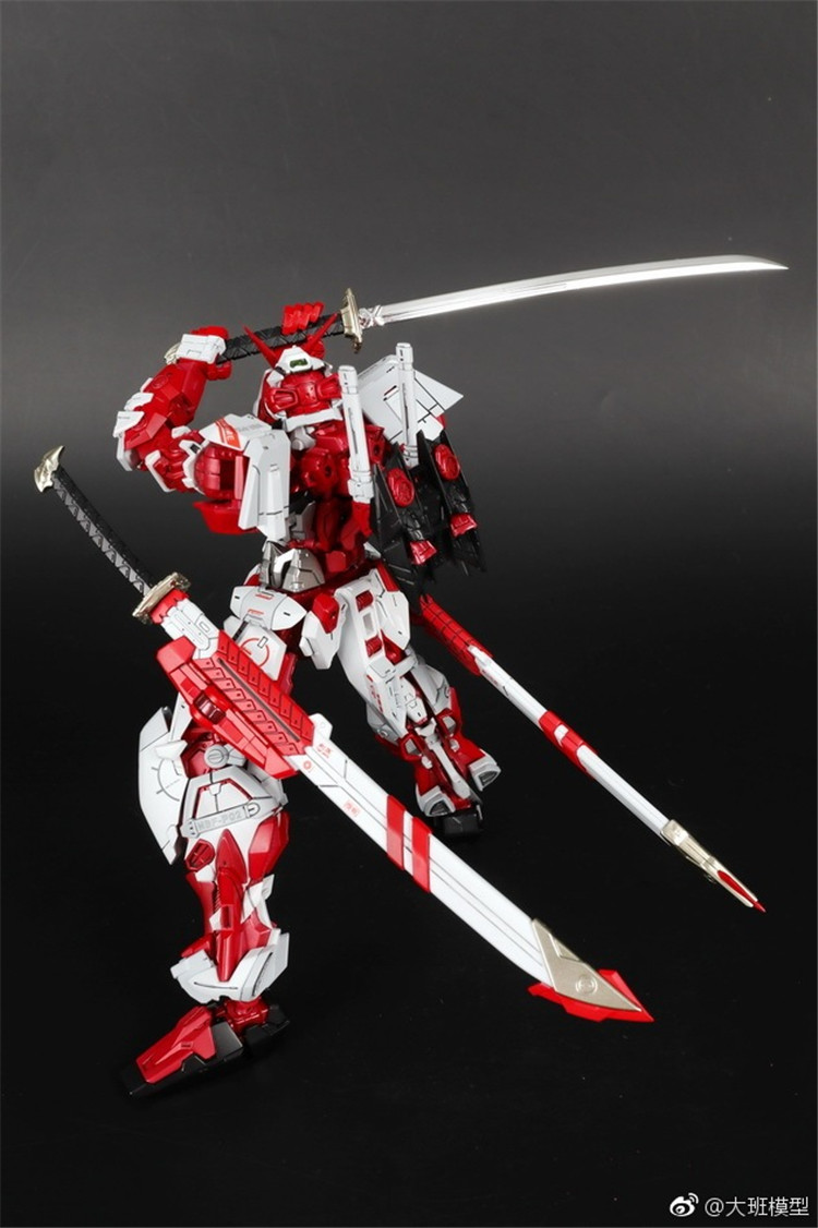 Daban MG 1/100 Gundam Astray Red Frame with Backpack Metal Build Alike ...