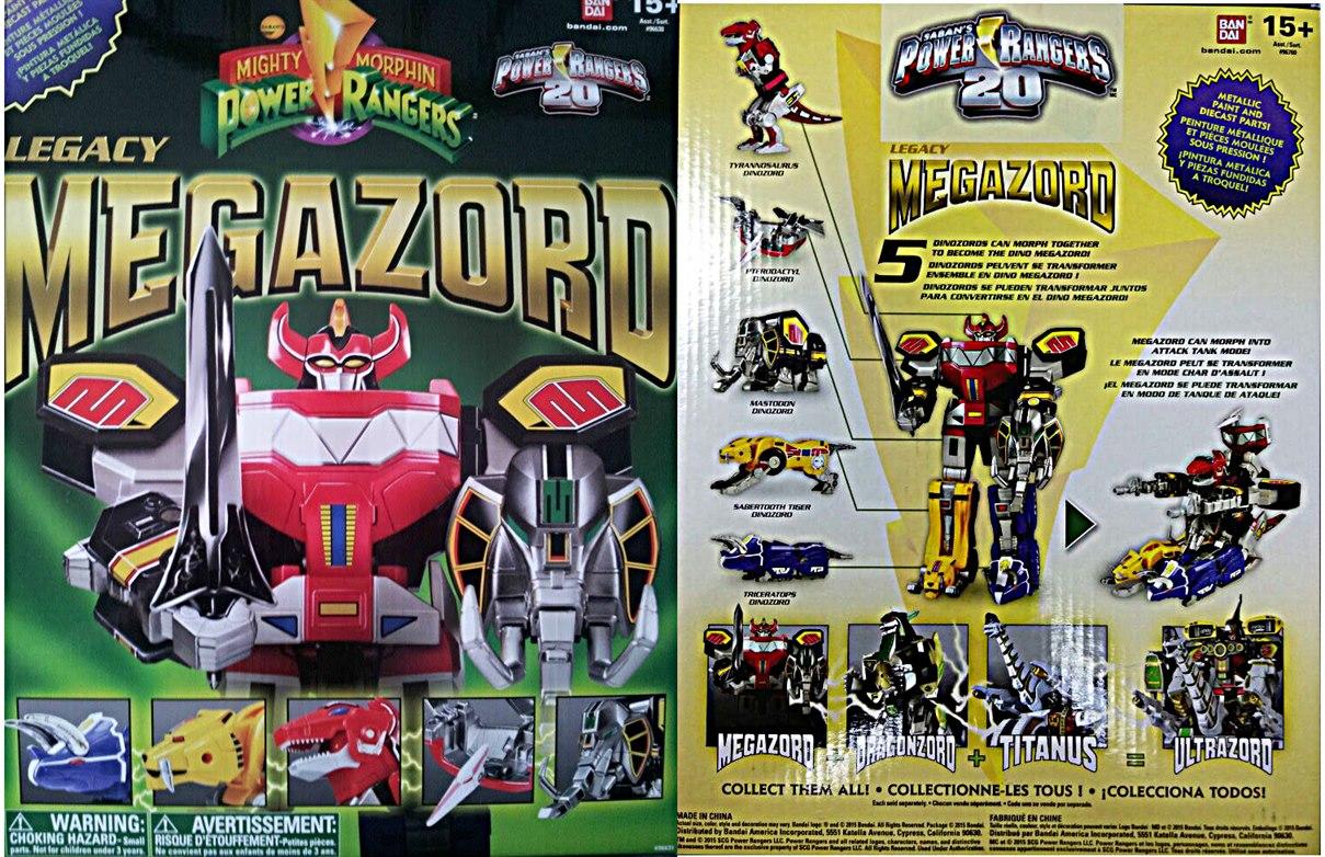 Mighty Morphin Power Rangers Deluxe Legacy Megazord | Bandai gundam ...