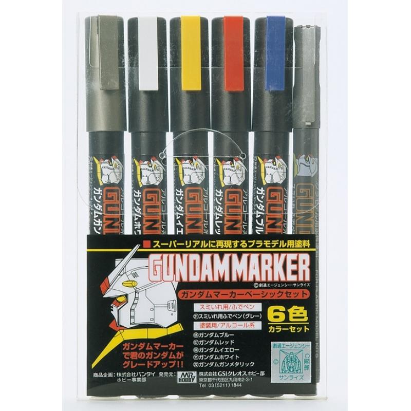 Gundam Marker Pour Type for Panel Lines Set, GUNPLA SA