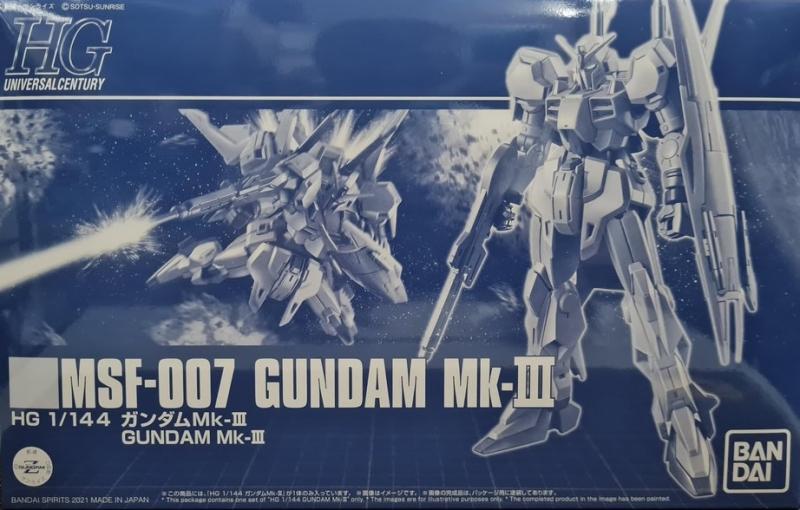 P-BANDAI: HGUC 1/144 GUNDAM MK-III | Bandai gundam models kits premium ...