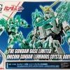 BANDAI HG 1/144 THE GUNDAM BASE LIMITED UNICORN GUNDAM LUMINOUS CRYSTAL BODY