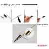 Metal Alligator Clips with sticks for Spray works (10 units 1 set)