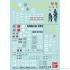 Bandai Water Decal #108 HGUC Mobile Suit Gundam ZZ Multiuse