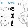 [MANWAH] Stainless Steel Multi-purpose Modeling Scribe Template