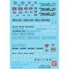 Bandai Water Decal #47 Gundam OO Multiuse 2 [MS AEU Enact Union Flag Tieren Space Ground commander Taozi Type]