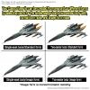 Mecha Collection DX 1st Generation Space Fighter Attack Machine Cosmo Tiger II (Single Seat Type/Gun Turret Type) [Set of 2]