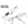 Mo Shi  MS058 Aluminum Penal Line Pen Non-overflow Wipe with 1 Pen Nib for Model Tool